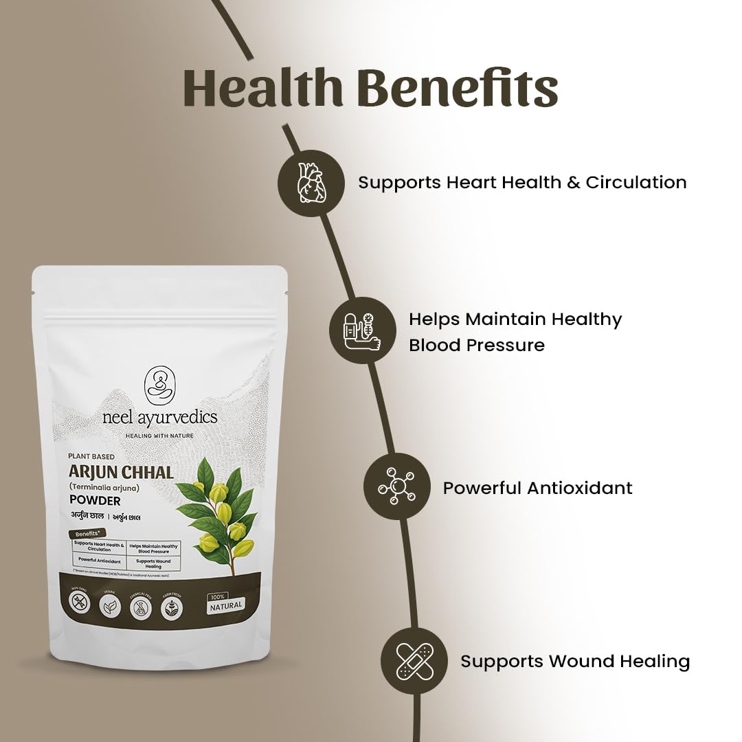 Arjun Chhal | Arjuna Chaal | Terminalia Arjuna Powder - 300 GM