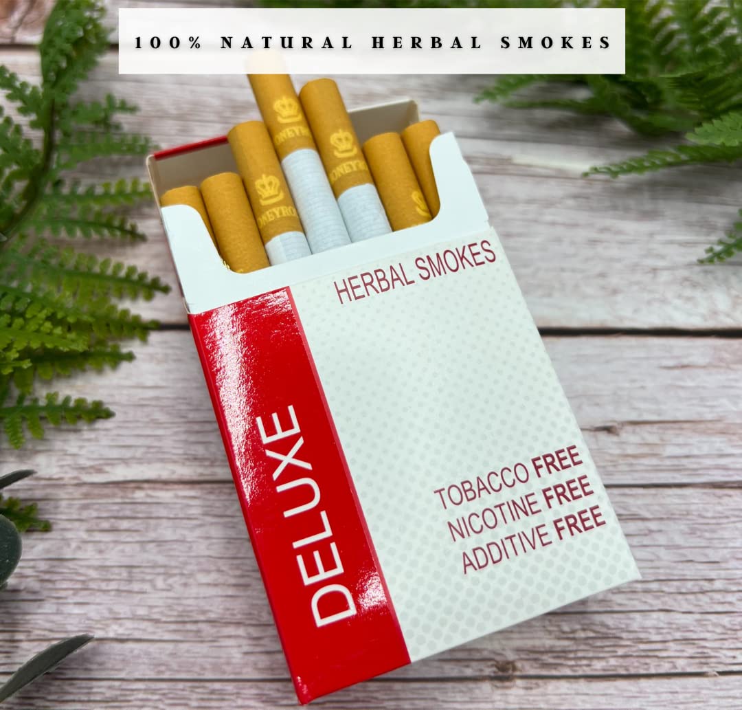 free herbal cigarettes Amazon.com: Honeyrose Deluxe, Tobacco and Nicotine Free Herbal Smokes, 1  Carton, Made in England : Health & Household