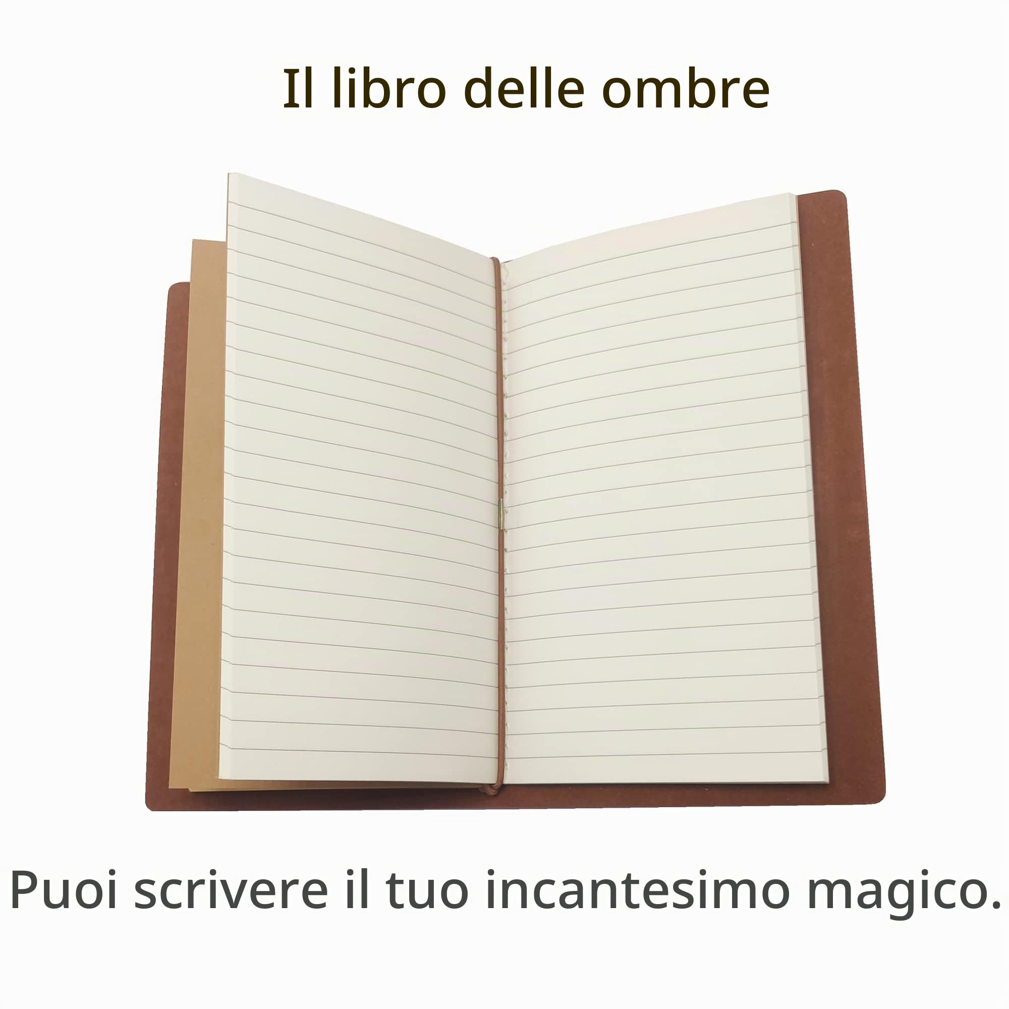 generico Witchcraft Kit - Una Scatola Vintage Include Set di Erbe e Bacchetta in Ottone e Set di Cristalli con Libro delle Ombre (Forniture per Altare Wicca)