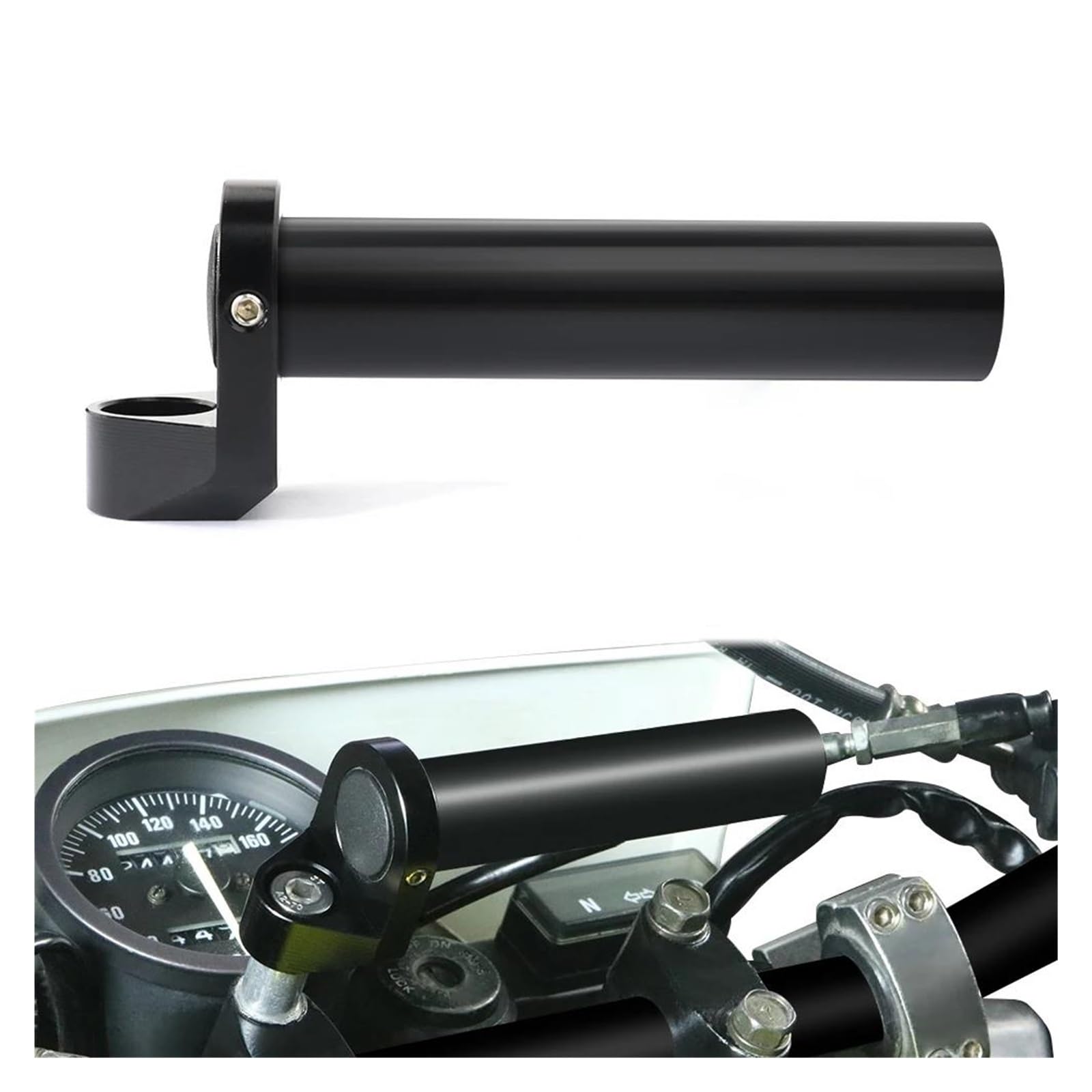 Soporte Montaje GPS Navegación para MT-09 MT09 para XJR 400 XJR1300 para Tracer 900 para Tenere 700 FZ6R para TDM 900 Soporte Navegación GPS Motocicleta Soporte Manillar Soporte GPS