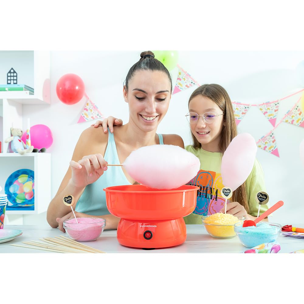 InnovaGoods - Máquina de Algodón de Azúcar SweetyCloud
