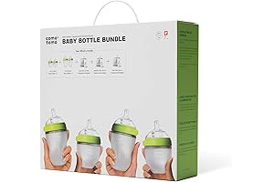 Comotomo Baby Bottle Variety Sampler 7-Pack Green