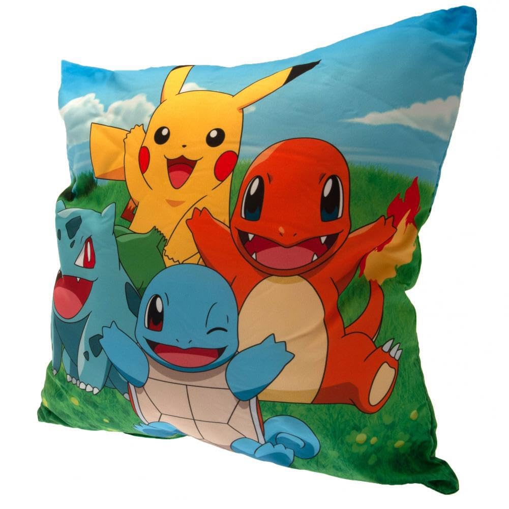 Coussin Pokemon Dracaufeu 40x40, idée cadeau pour anniversaire enfant