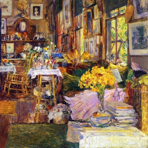 Peinture sur toile Childe Hassam, l'affiche d'art mural idéale pour un cadeau de crémaillère