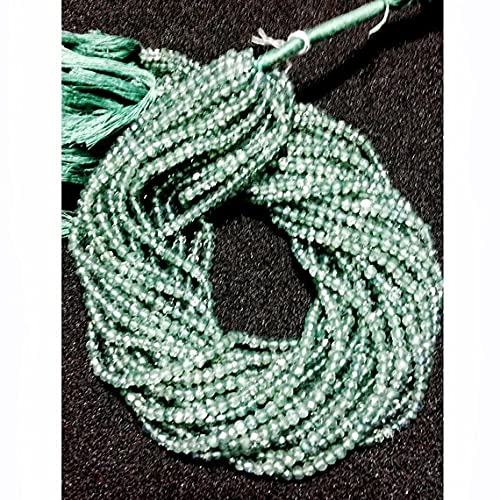 Perles améthyste verte facettées sans défauts pour en finir avec les pierres ternes en bijoux