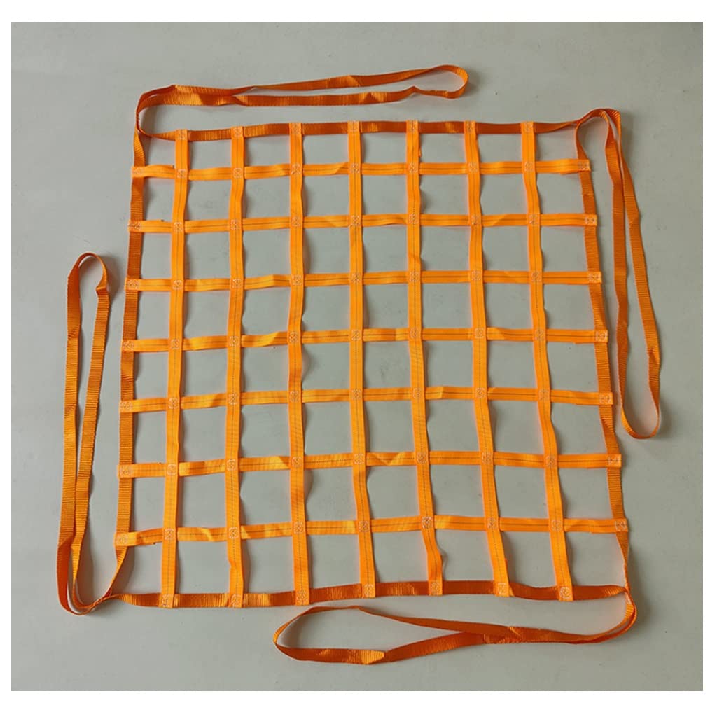 GTHTUHFD Lifting Net Polyester Cargo Lifting Nets Hoist Cargo Lifting Bag Anti-Tear Strong Load-Bearing Safety Net Cargo Hanging Net Lifting Net Straps Cargo Net Cargo Hangin,500kg-1x1m