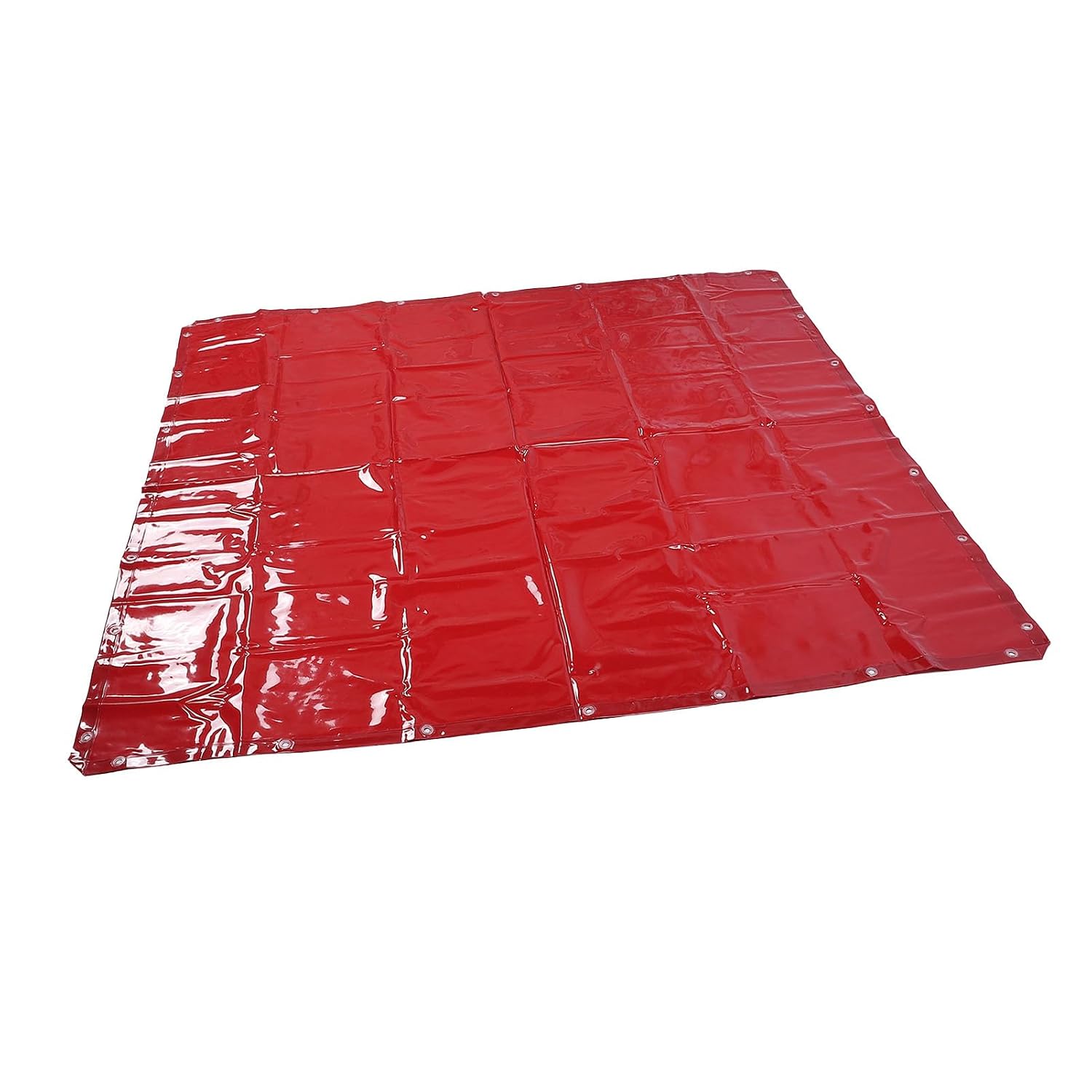 Red MysticalFantasy Retardant Welding Screen 5.7x5.7ft Protection Polyethylene Curtain for Workshop, Industrial Locations