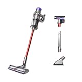 Outsize Origin Cordless Vacuum, Nickel/Red