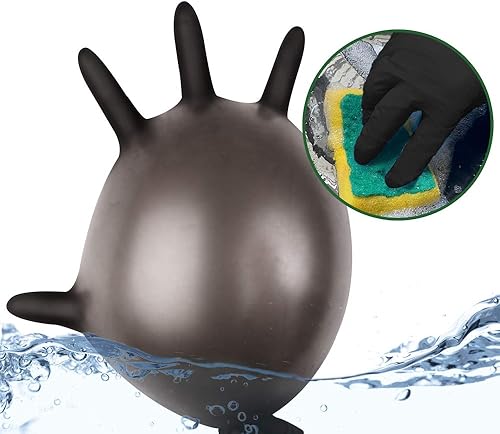 Miniatura 4 de Nitrile Disposable Gloves Pack of 100, Latex Free Safety Working Gloves for Food Handle or Industrial Use