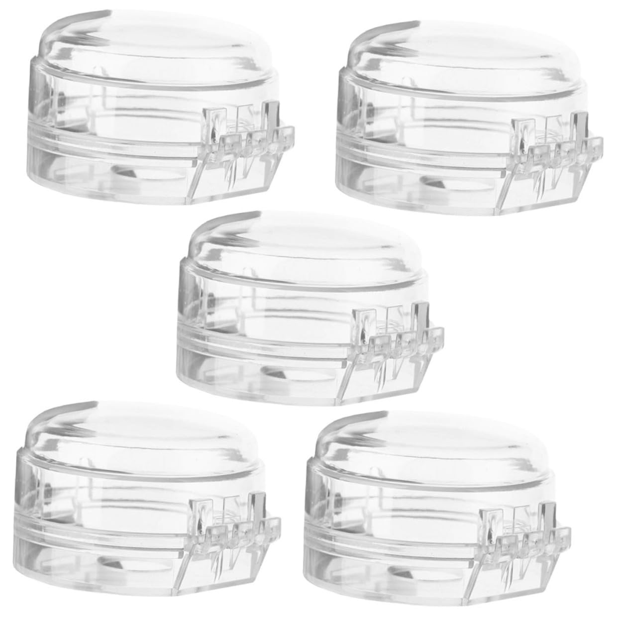 5pcs Childproof Gas Stove Knob Covers Transparent Safety Guard for Boy Girl Pets Easy Installation Oil Design Compatible Gas Stoves