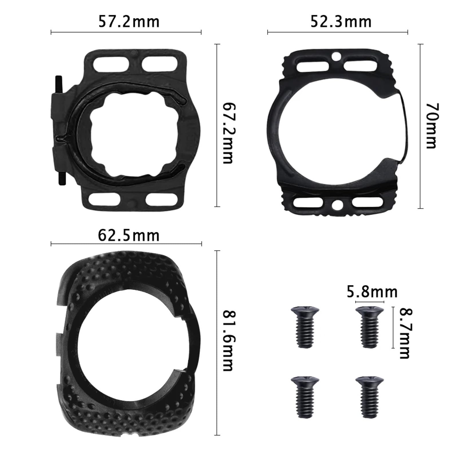 Tacchette per Pedali, Tacchetti per Bici 1 Paio di coperture protettive for Scarpe da Ciclismo a sgancio rapido, tacchette, copripedale autobloccante aerodinamico