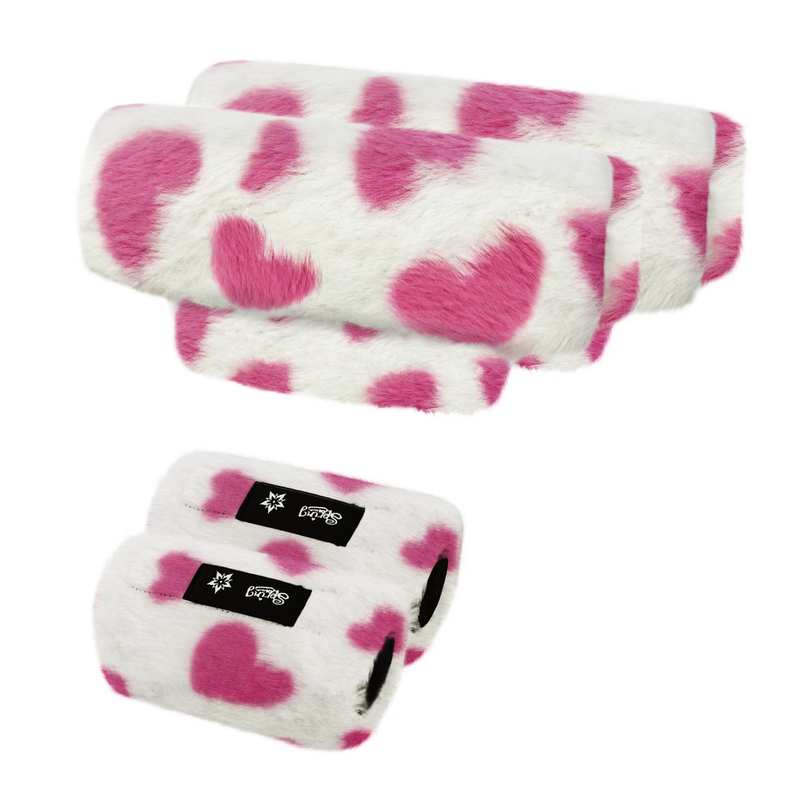 SPRING SEAON Crutches Padding Fuzzy Crutch Pads for Armpits and Hand Grips