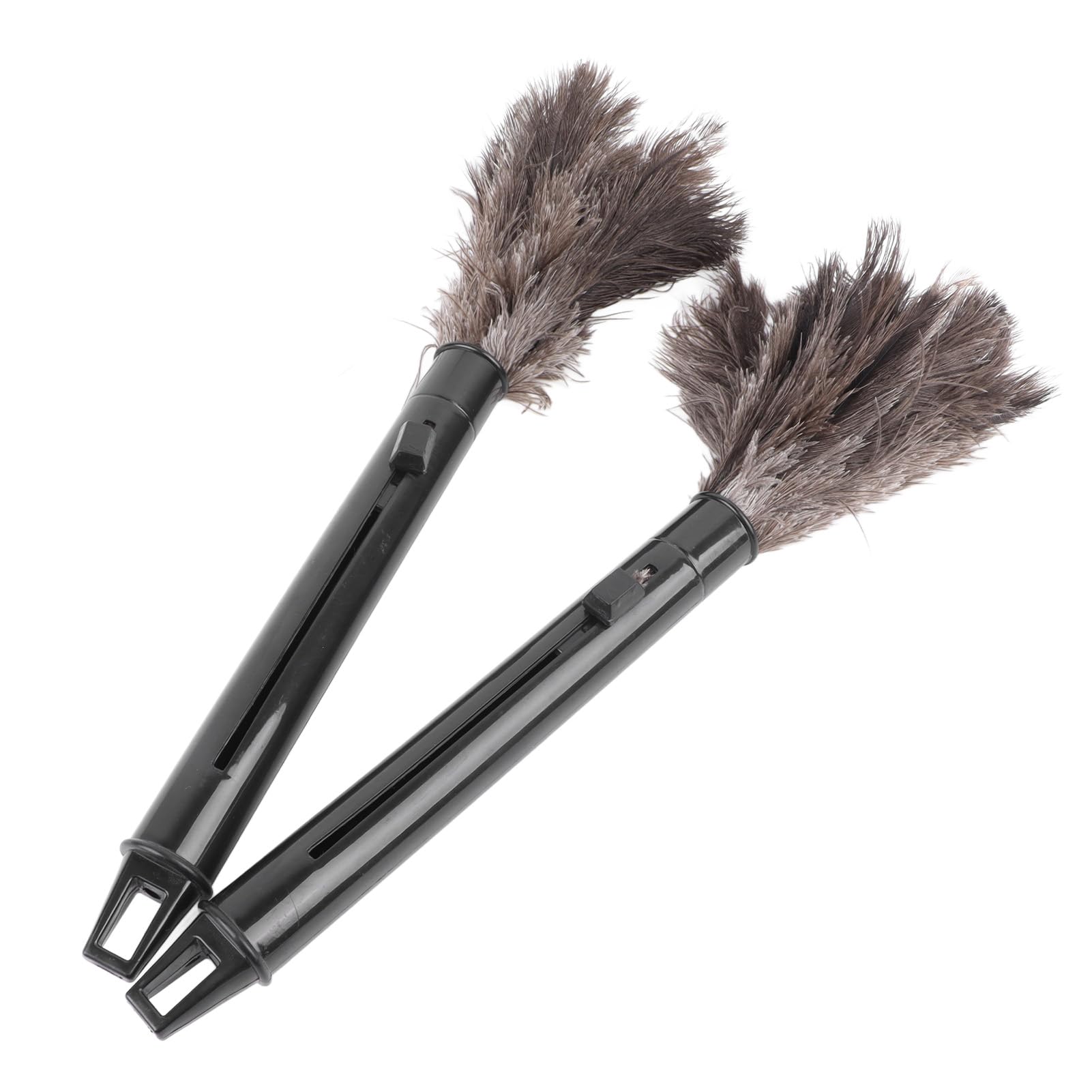 2Pcs Retractable Duster Ostrich Feathers Duster with Long Handle For Home, Multifunctional Accessory For Home Use