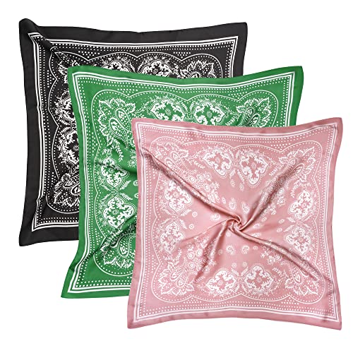 Foulard de tête en soie pour protéger les cheveux des frottements
