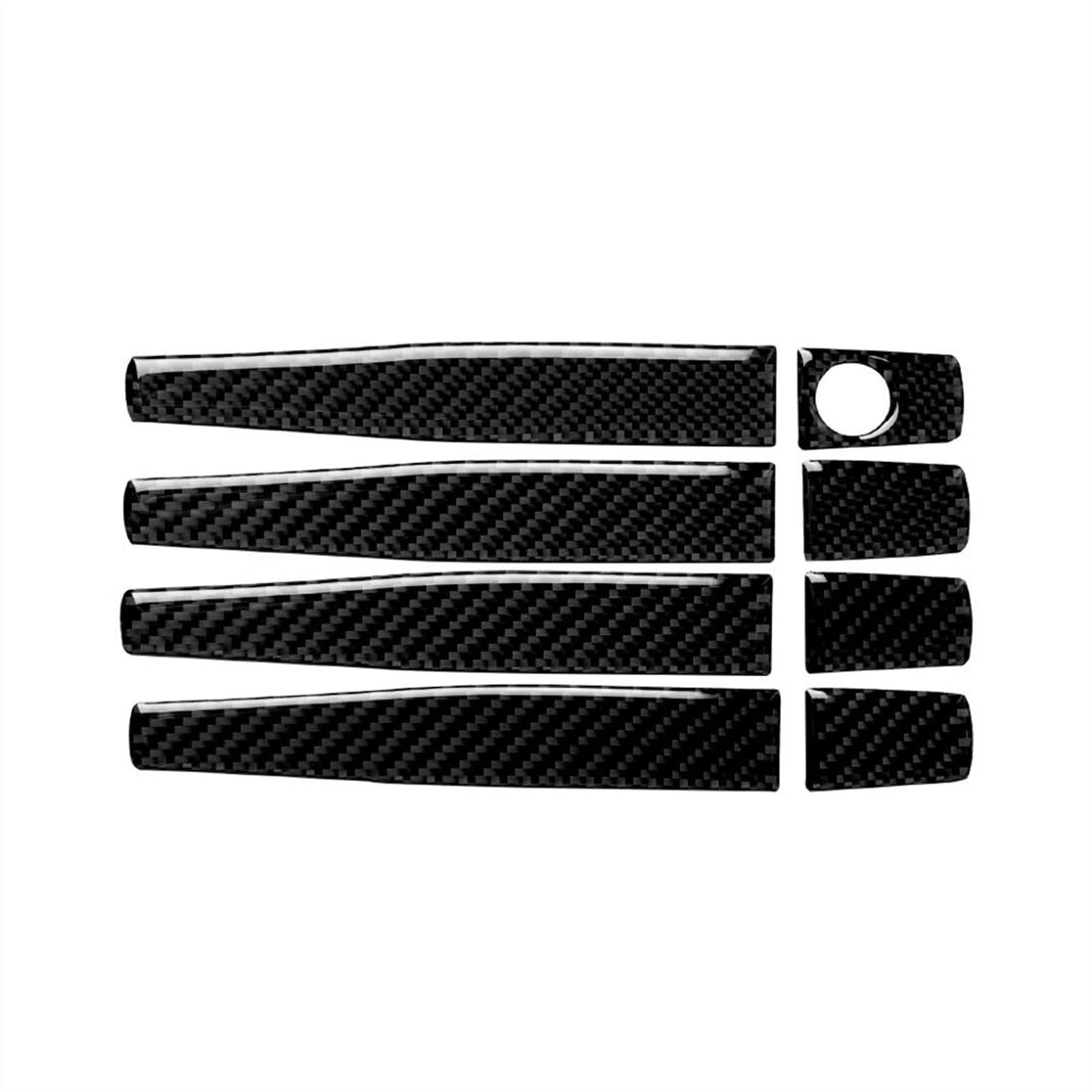 Rinkteea One Color Exterior Car Door Handle For Cruze 2009-2015 Carbon Fiber Car Door Handle Cover Decoration Trim Protector