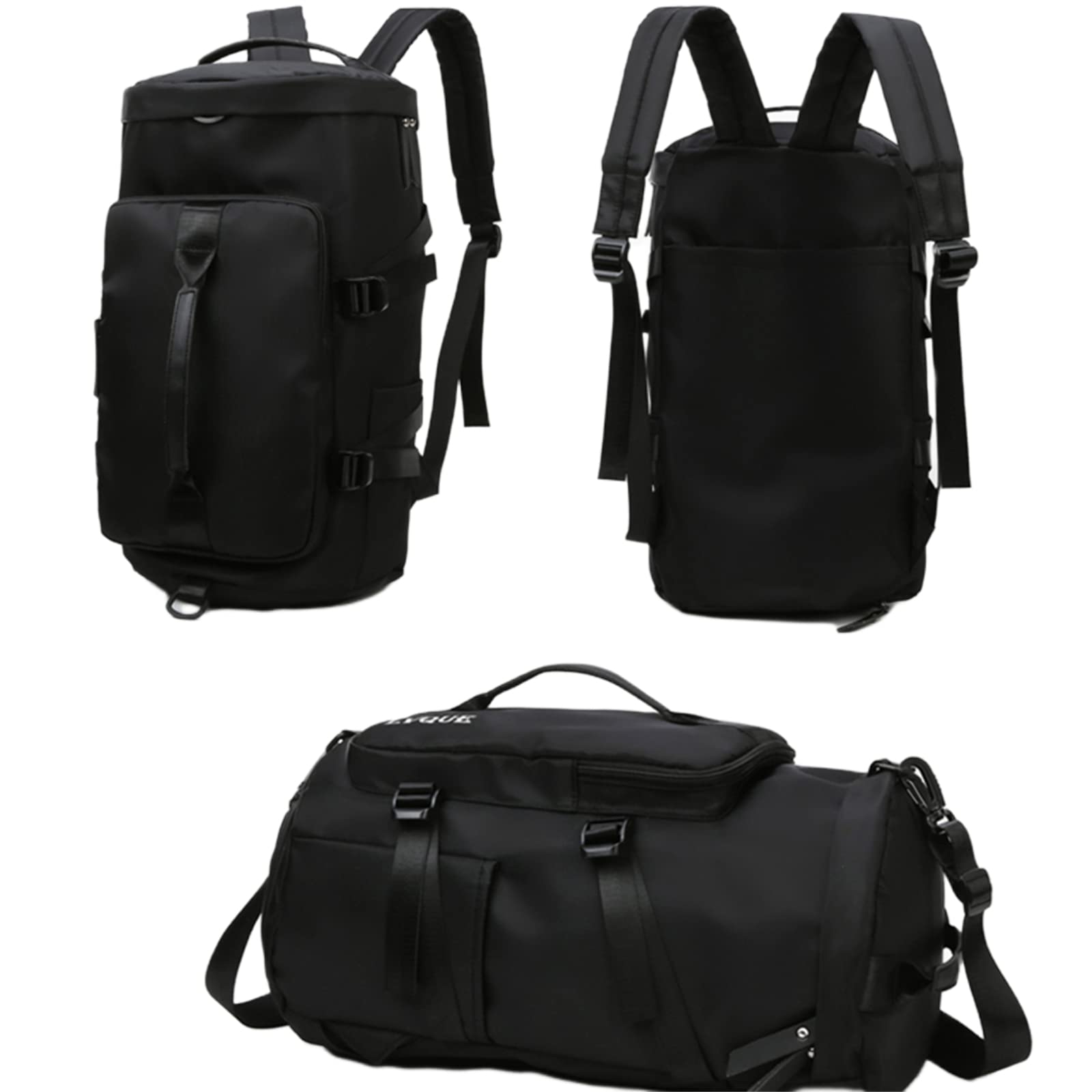 Sponsored Ad – Sports Gym Bag with Shoes, Travel Duffel Bag Travel Backpack Large-Capacity Portable One-Shoulder Sports Fitness Bag Multi-Functional Travel Storage Bag Wet & Dry Separation (black)