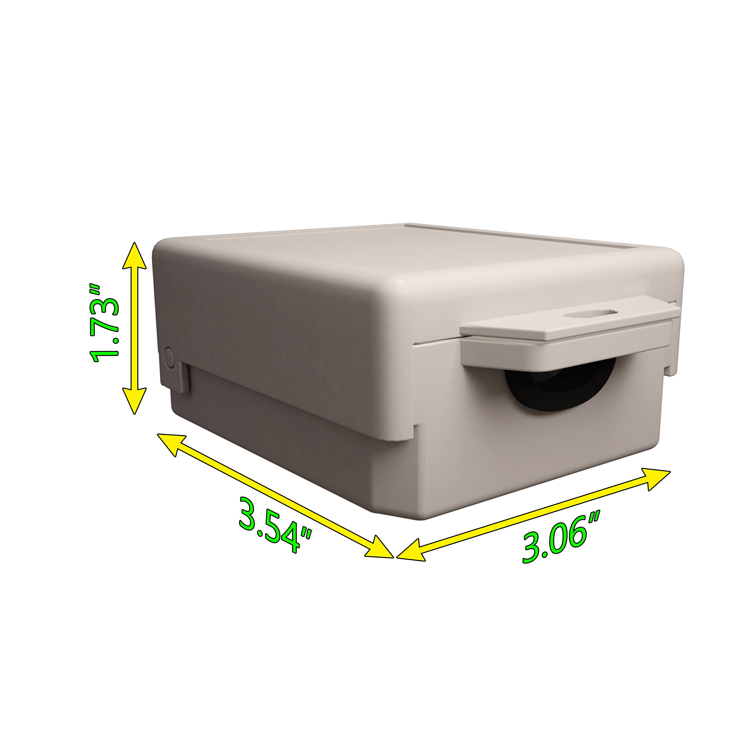 TP303 Lot de 10 parasurtenseurs Ethernet d'extérieur PoE+ Gigabit – Tube de décharge de gaz GDT – Support mural – Suppresseur de foudre RJ45 – Réseau LAN CAT5/CAT6 Thunder Arrestor – GbE 1000