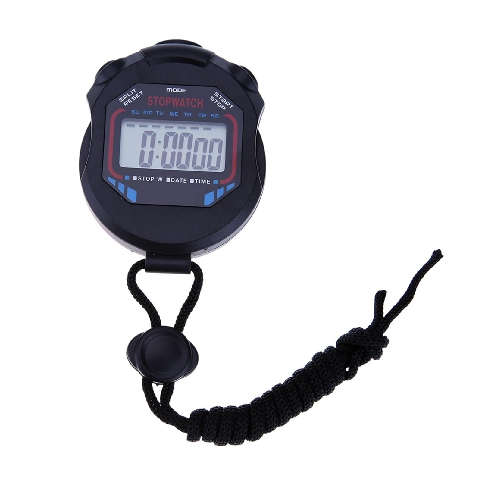 Digital Stopwatch Handheld Training Timer Electronic Outdoor Running Chronograph Stop Watch Precision Timing(5Pcs)
