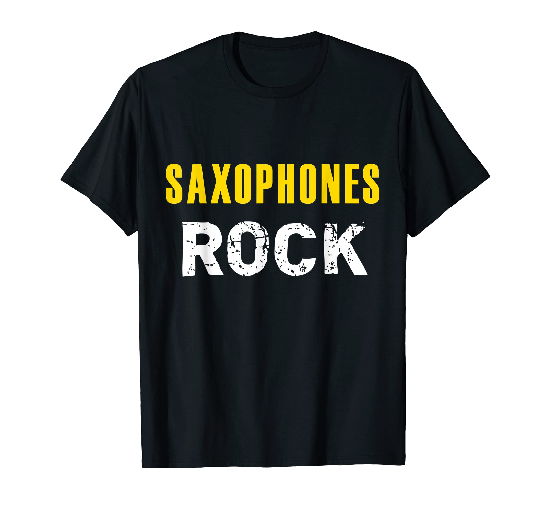 Saxophones Rock Marching Band T-shirt T-Shirt