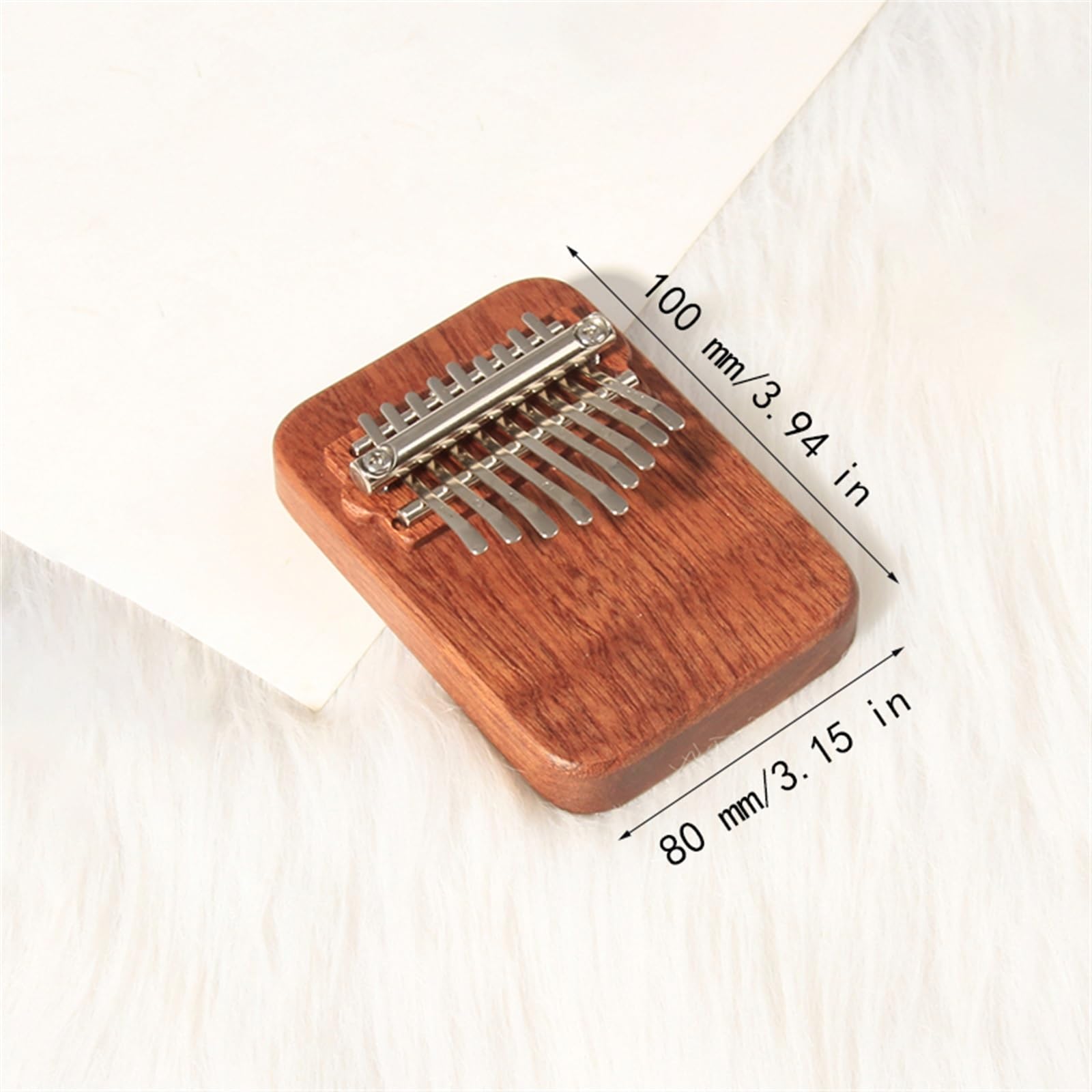 Mini Kalimba Portátil De 9 Teclas, Instrumento De Teclado De Madera Kalimba De Percusión De Dedo Para Principiantes Kalimba Piano de Pulgar