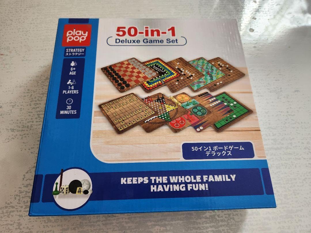 ゲームボード50 2013年復刻版 Amazon.co.jp: 50-in-1 play pop board game deluxe : Toys & Games
