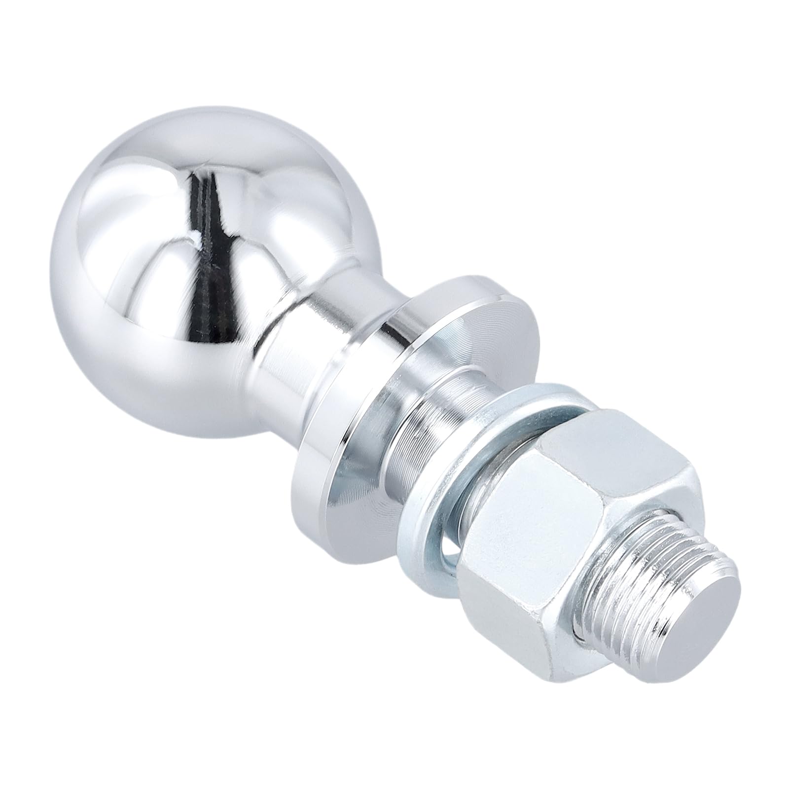 Bola de Enganche de Remolque, 50 mm, Cabezal de Bola 3,5T, riel de Arrastre, Enganche de Remolque, Perno de Cabeza de Bola de 22 mm, riel Recto, Bola de Acoplamiento para Tractor