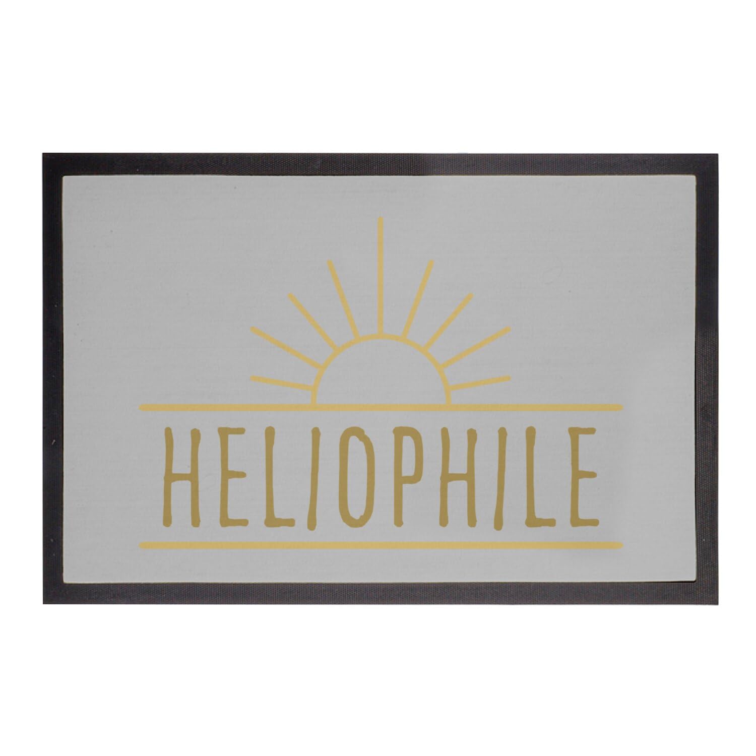 Paillasson gris Heliophile pour une ambiance de plage à la maison