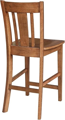 Miniatura 71 de International Concepts San Remo Taburete alto de bar, gris pardo lavado gris topo lavado,Espresso,Marrón,Beige,Negro -,Hickory/piedra