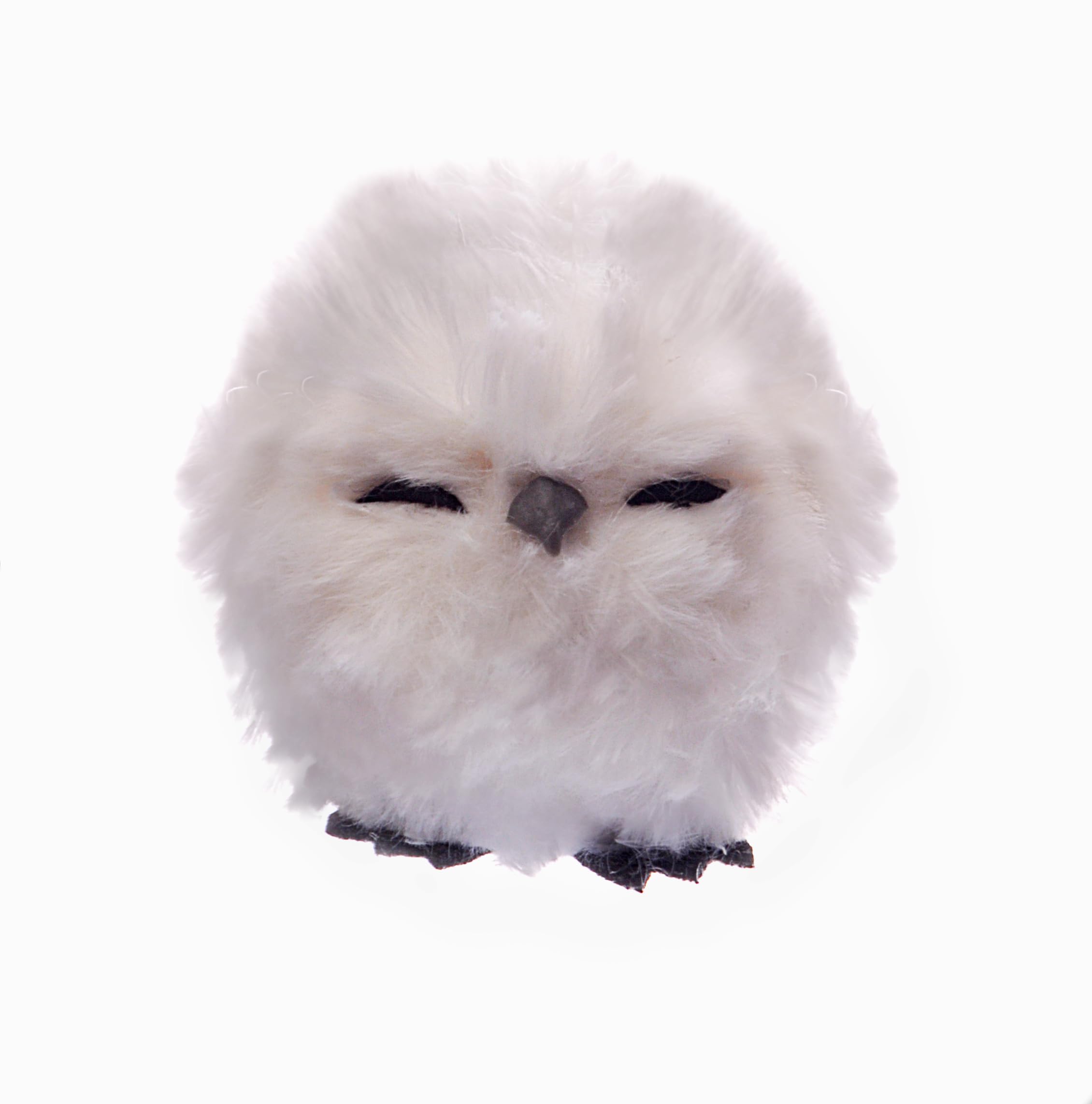 Owl Ball Cute (diameter 7cm) hanging Christmas decoration, white, diameter 7 cm