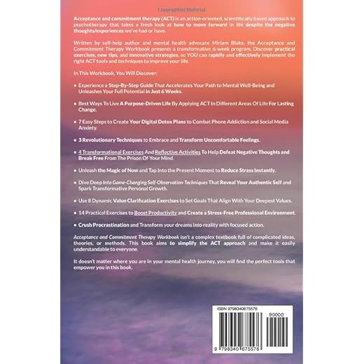 Acceptance and Commitment Therapy Workbook