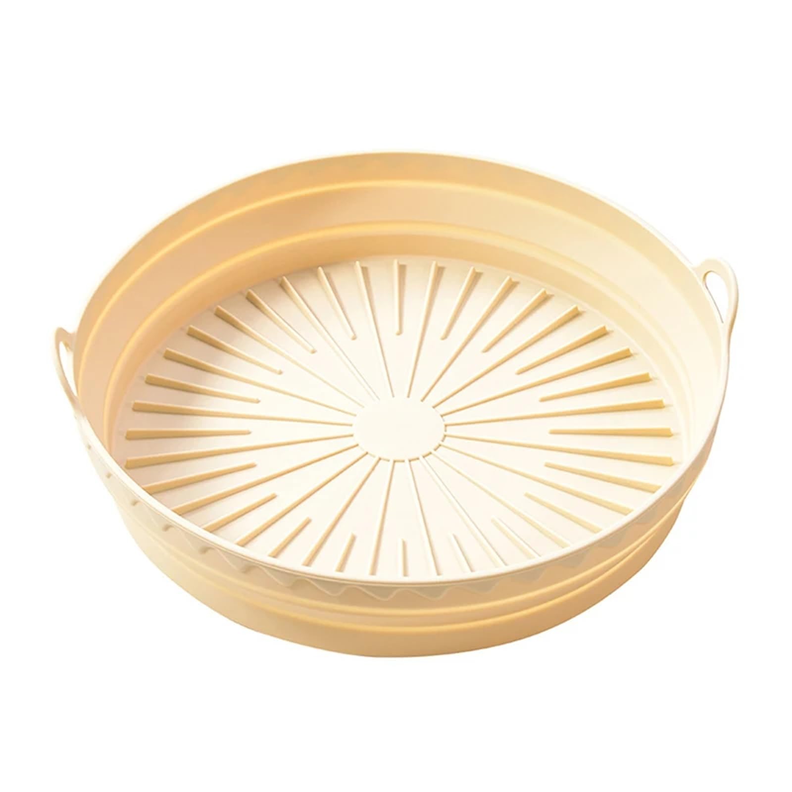 HM4 Air Fryer Silicone Basket Pot Square Foldable Airfryer Oven Baking Tray Mold Liner Reusable Oil-Free Kitchen Cooking
