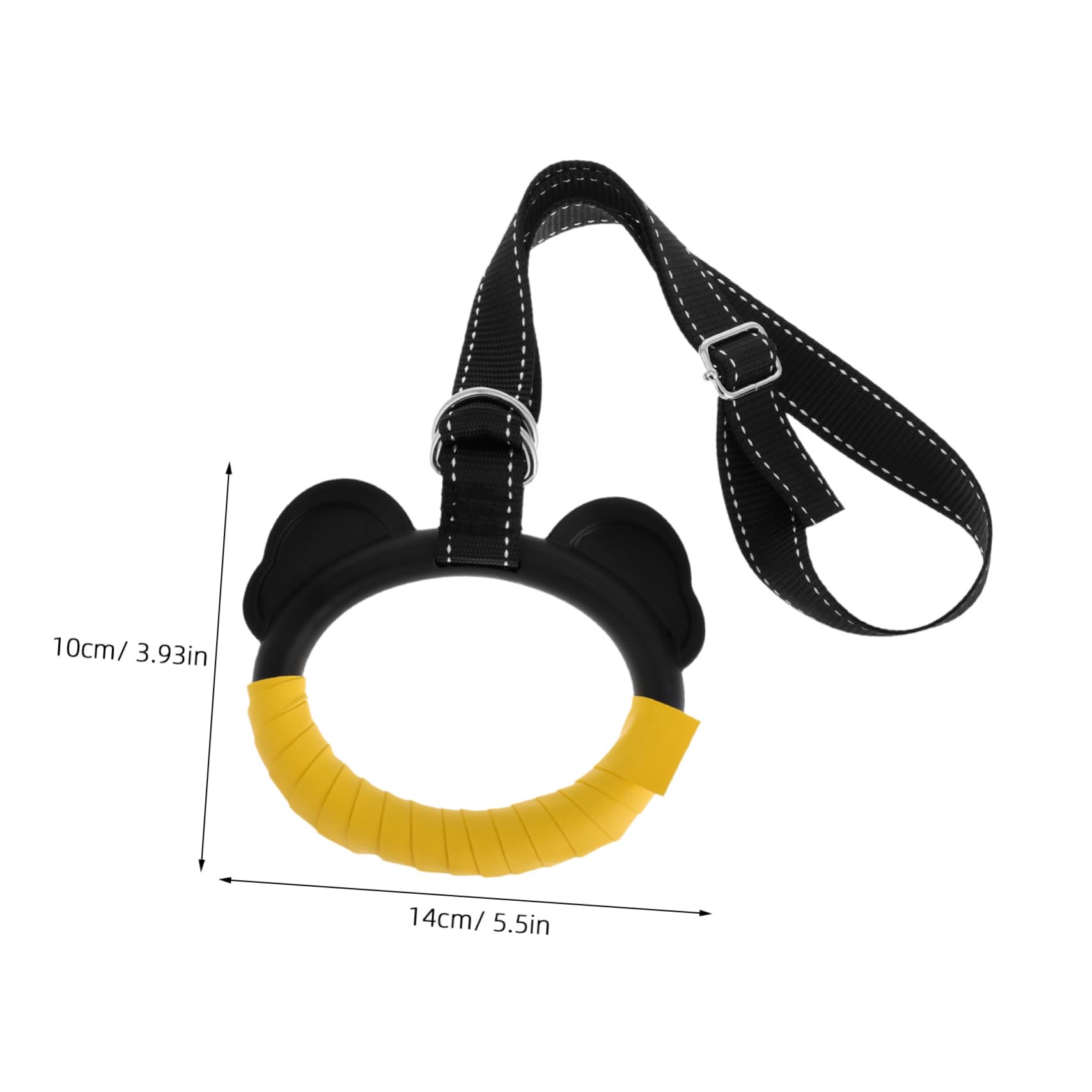 HANABASS 1Pair Heavy Duty Metal Gymnastic Rings for Straps for Indoor Exercise Pull Up Rings for Home Durable Exercise Equipment