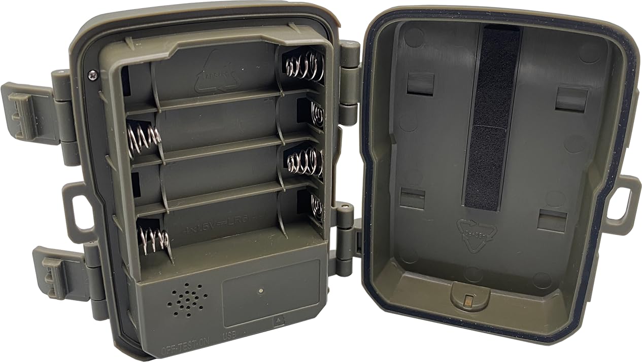 Berger & Schröter Mini caméra pour Animaux Sauvages 20 MP Full HD avec détecteur de Mouvement, Temps de Prise de Vue 0,2 s, Vision Nocturne 940 nm IP66 étanche 512 Go