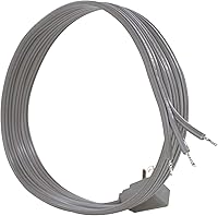 Vista 8 de Certified Appliance Accessories 15-0348 Cable de alimentación de cabeza de enchufe de ángulo recto con conexión a tierra de 15 amperios, 8 pies
