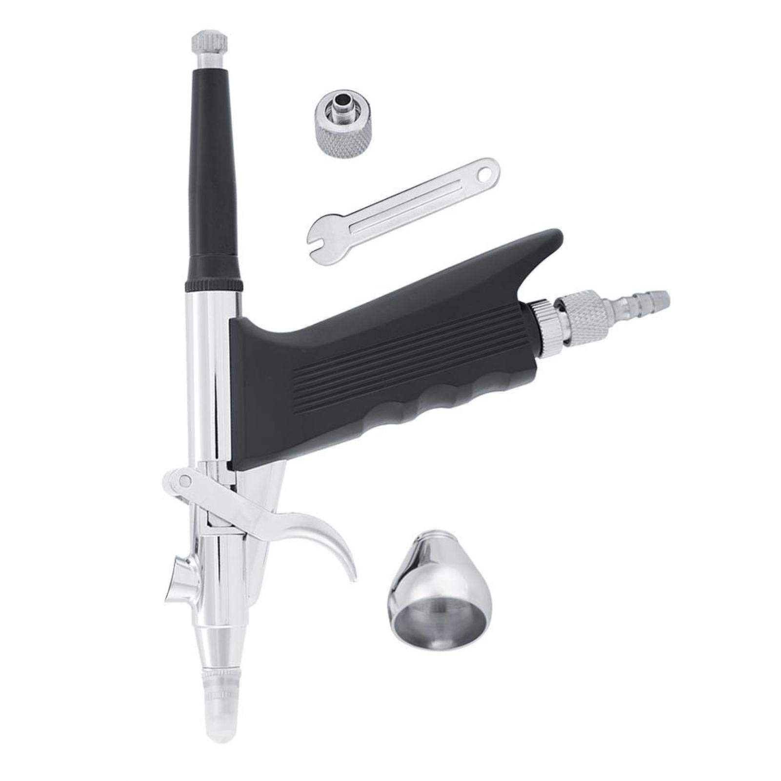 Gocheer Pistolet Aérographe Portable Double Action 100-250 V Avec Mini Compresseur Silencieux Pour Maquillage Art Peinture Tatouage Manucure Artisanat Gateau Modele Aerographe Outil A Ongles