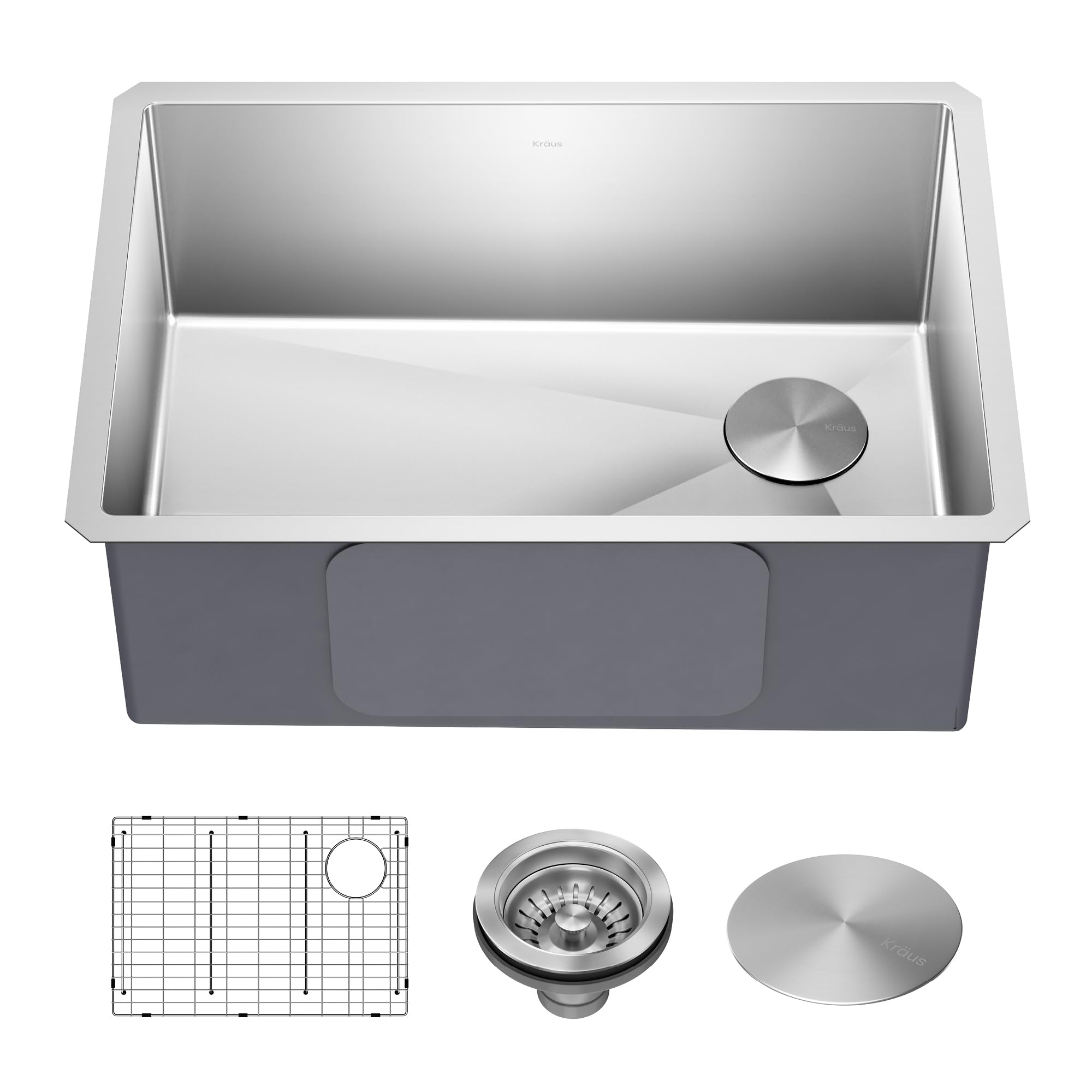 K☆☆ Kraus KHU110-27 Standart PRO 27-inch 16 Gauge Undermount Single
