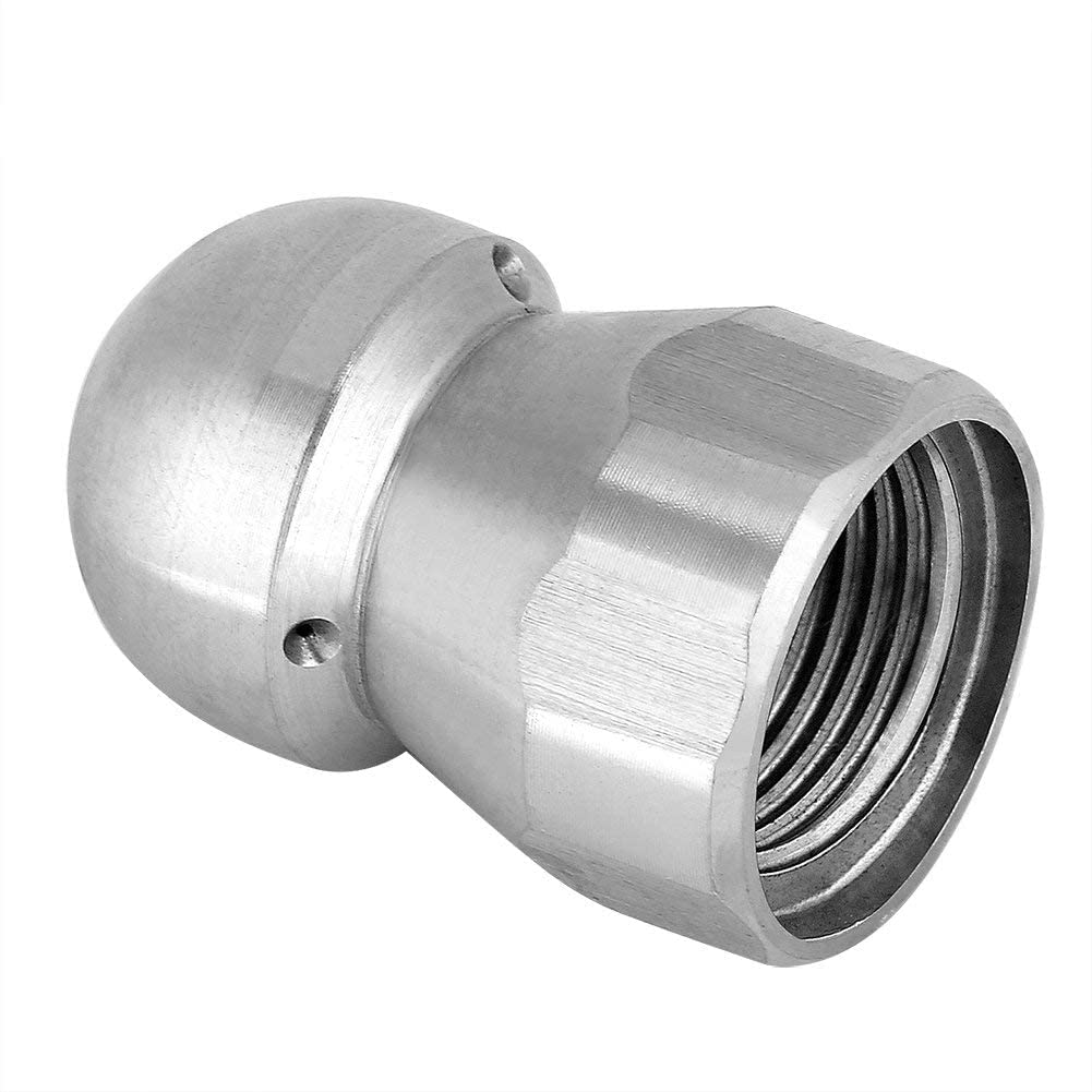 Ugello Jetter 3/8 Per Pulizia Tubi - Acciaio Inox Per Idropulitrici E Sgorgatori - Foto 1