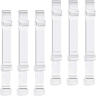3 Pairs Clear Bra Straps, 1.5cm Adjustable Replacement Bra Shoulder Straps Transparent, Non-slip Invisible Bra Straps,Removable Bra Strap for Women Girls Full Cup Size Bra