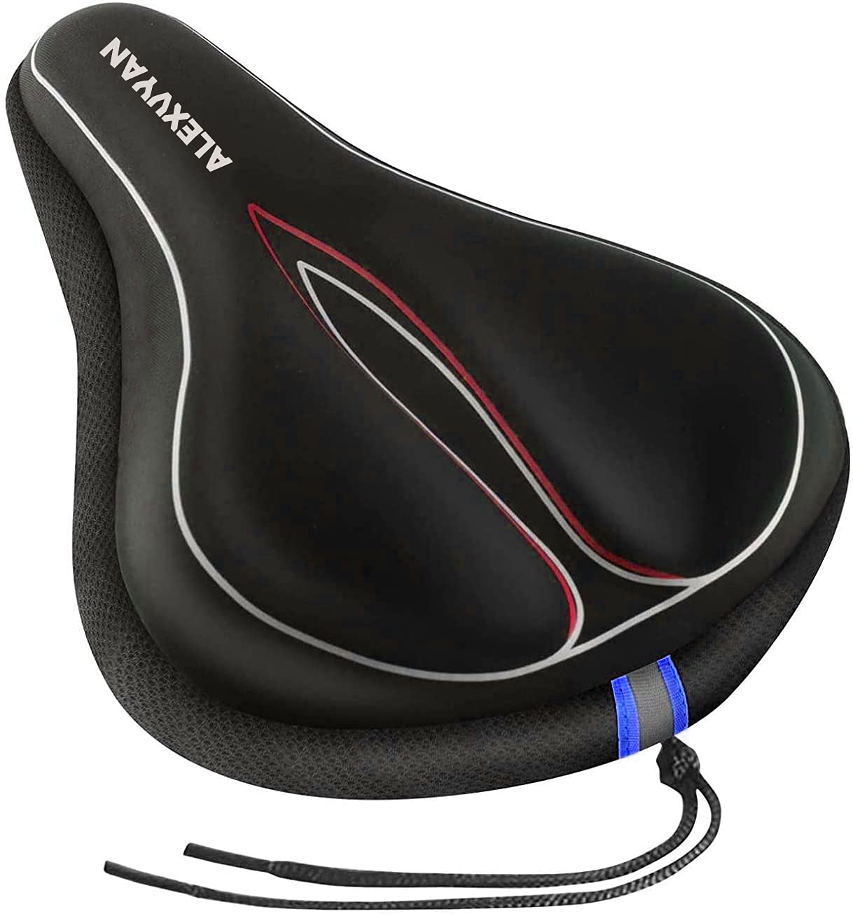 See full amazon price history chart for Alexvyan Black Gel Bicycle Saddle Seat Cushion Cover for Indoor Outdoor Cycling, Exercise Cycle - Soft and Washable, 100% Gel Material Alexvyan Black Gel Bicycle Saddle Seat Cushion Cover for Indoor Outdoor Cycling, Exercise Cycle - Soft and Washable, 100% Gel Material (B0C1CNFDPF) Amazon Price History, Amazon Price Tracker