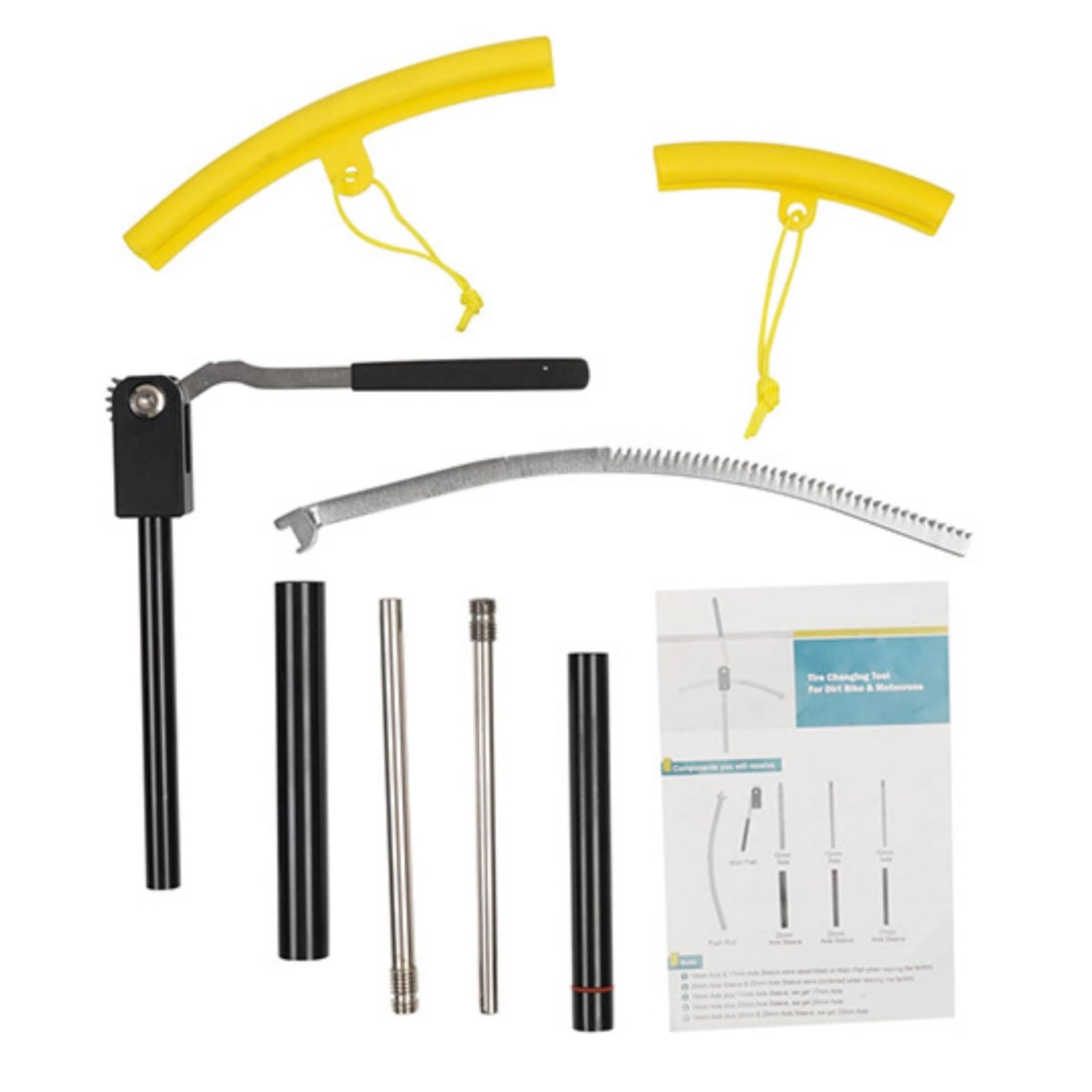 smontadora Neumáticos con Palanca Manual smontador Llantas Portátil Herramienta para ristas, Mecánicos, r