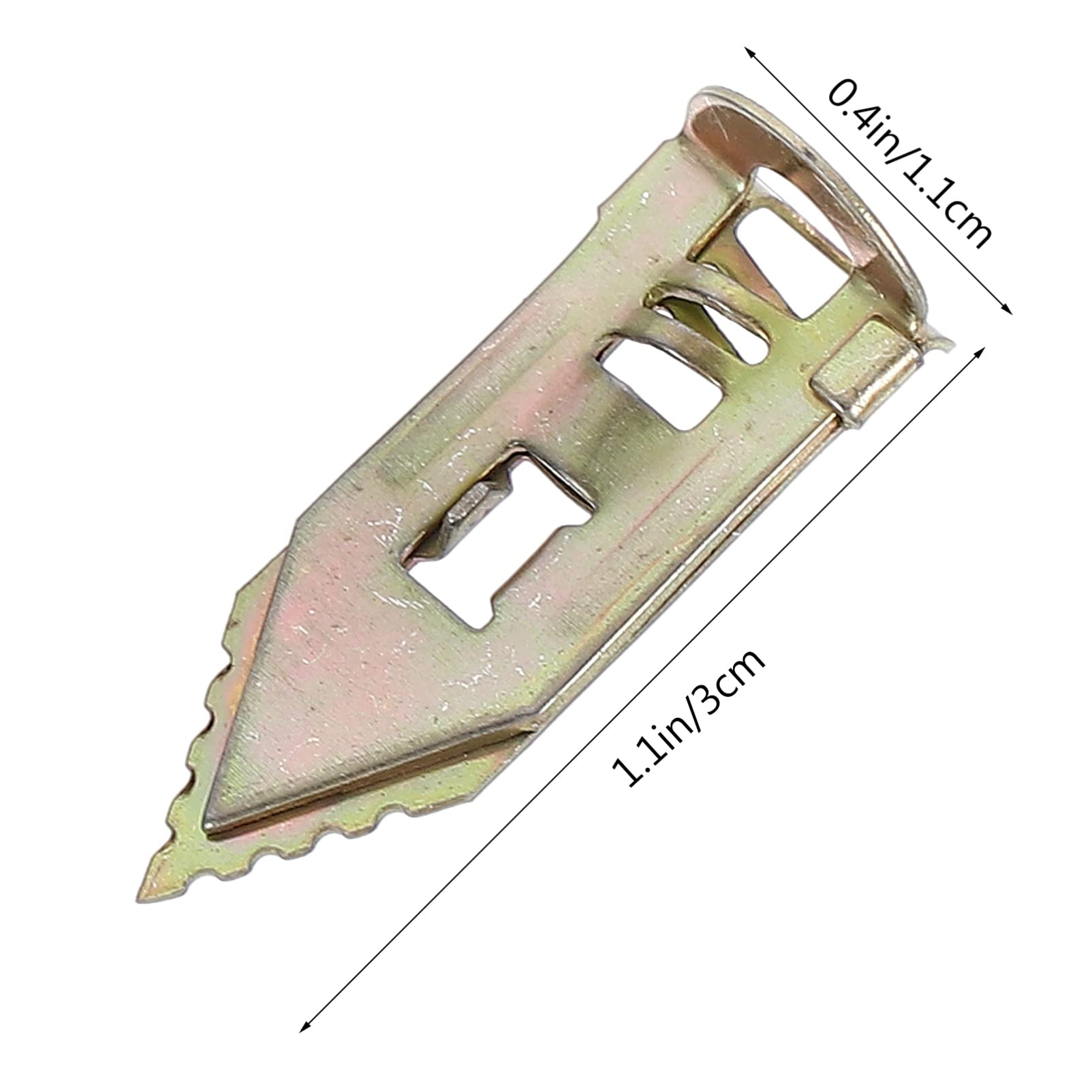 CIYODO 20pcs Metal Percussion Type Anchor Screws Replacement Drywall Anchor for Wall Screws Drywall