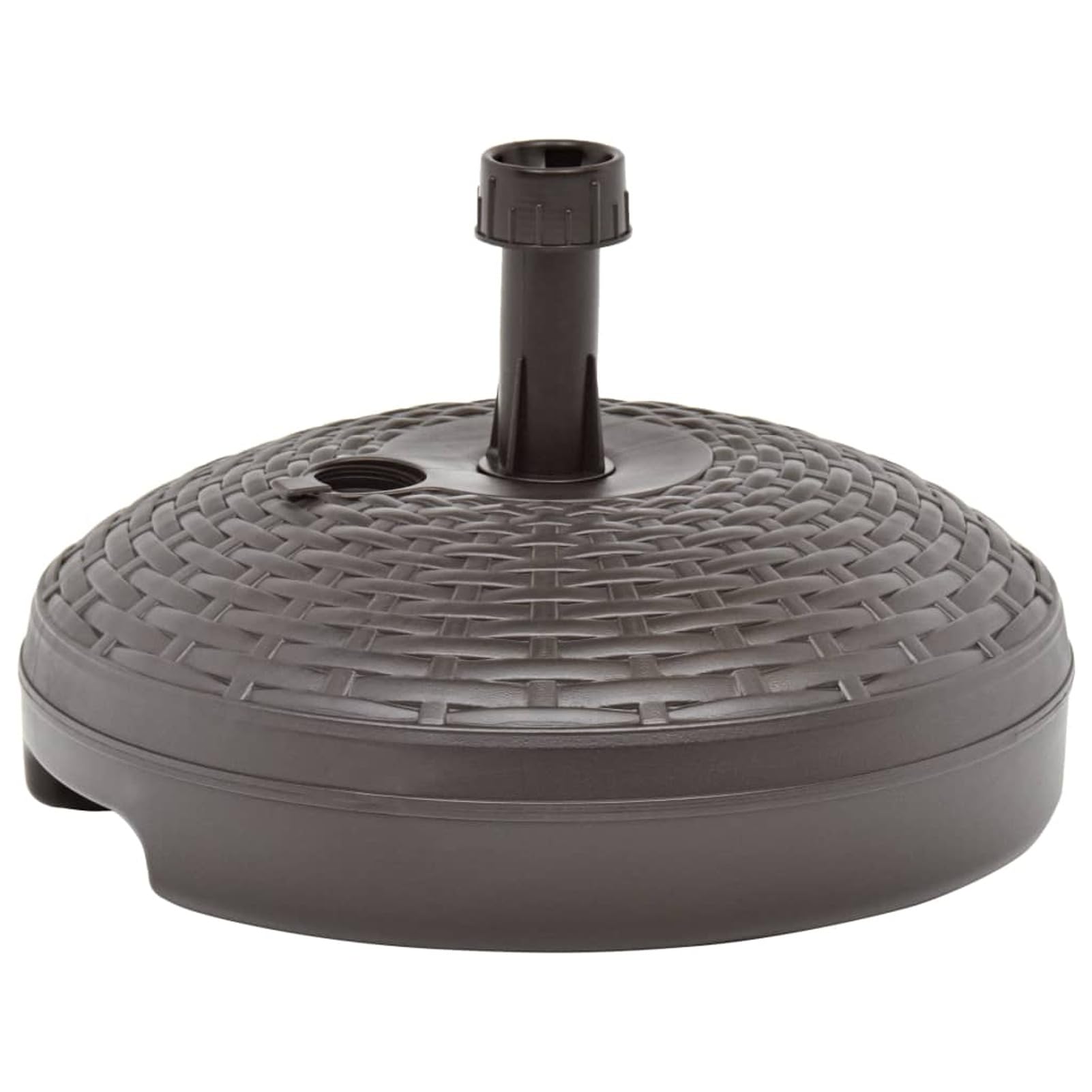 Socle de Parasol rempli de Sable/d'eau 20 L Plastique rotin,Pied De Parasol,Pied De Parasol Lourd,Pied De Parasol sur roulettes