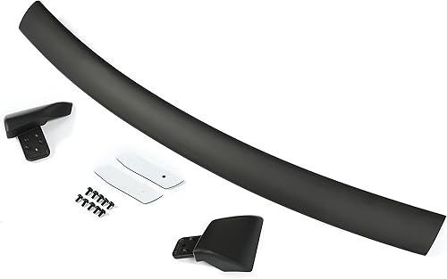 Miniatura 7 de KUAFU Alerón de techo trasero compatible con Subaru Impreza WRX STI 2002-2007 Alerón de ventana trasera de plástico ABS negro