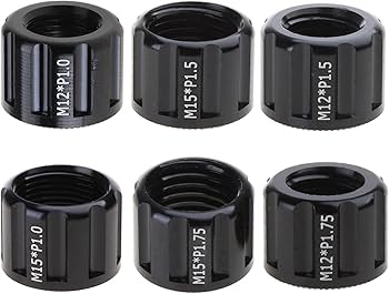 12 Stück Fahrrad Achsmuttern - M8/M10/M12 Aus Edelstahl Für Mountainbike