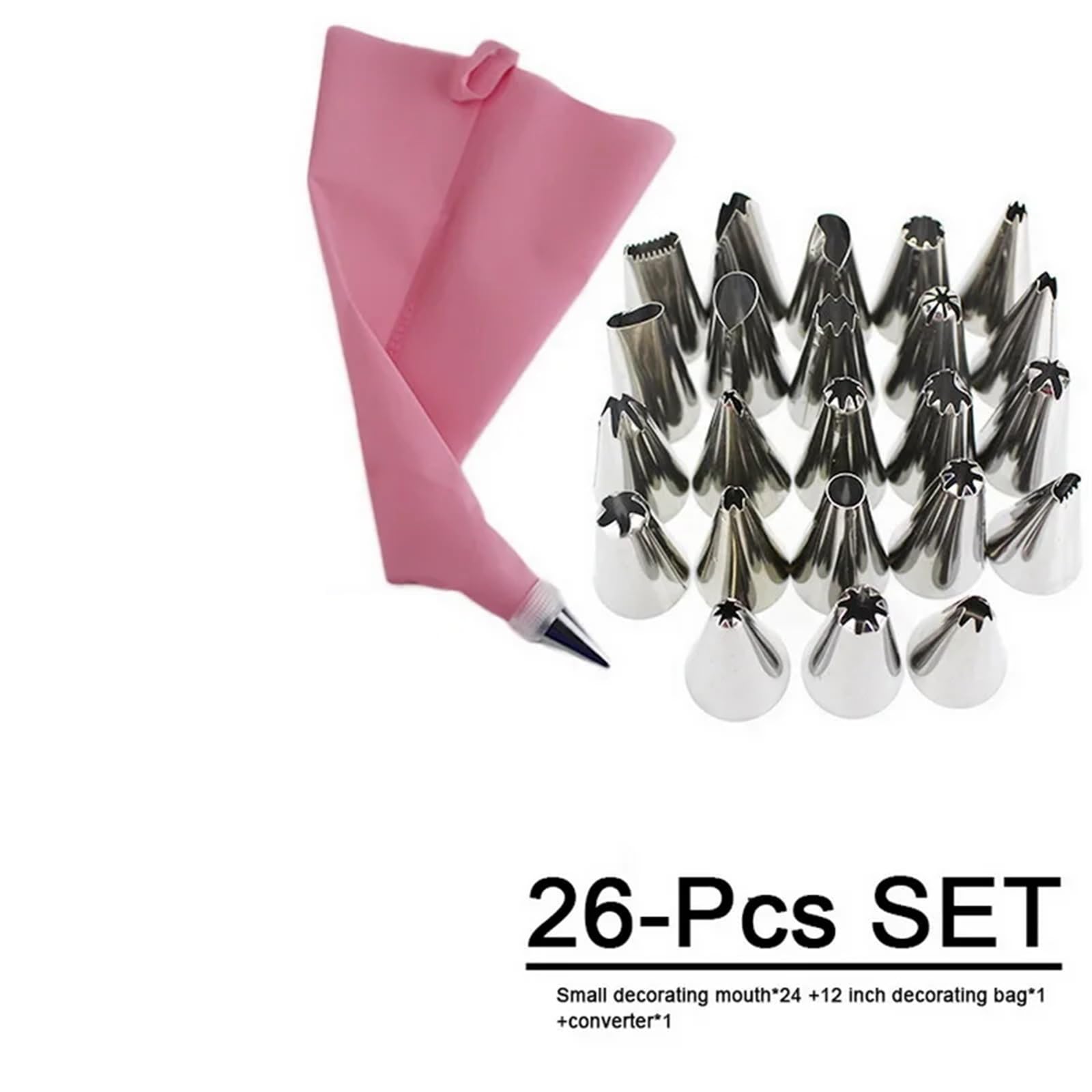 Lot de 2 poches à douille pour crème - Outils de décoration de gâteaux - Accessoires de pâtisserie - DGTJ0026