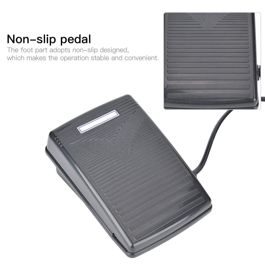 Pedale Per Macchina Da Cucire Atyhao - Controller A Velocità Variabile Con Cavo, Compatibile Con Modello 2700 (Spina UE), Base Antiscivolo - 2