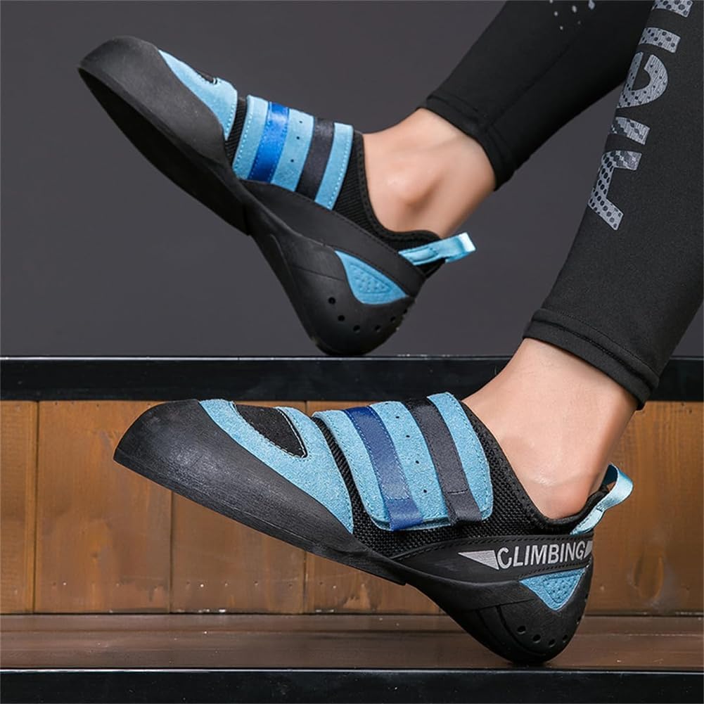Rock Climbing Shoes for Women, Non-Slip Indoor Training Footwear Lightweight Breathable Biking Beginners Bouldering Sneakers