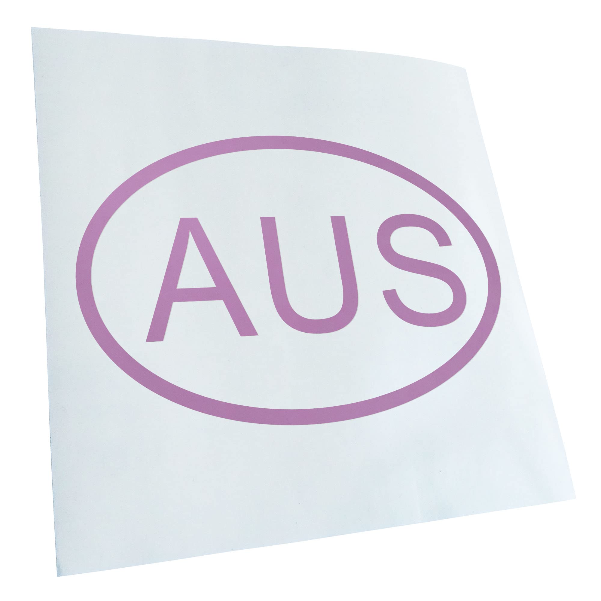 Kiwistar - Car Sticker - Lilac - 50 x 33 cm Australia AU - Rear Window Car Sticker Weatherproof for Car Truck Moped Truck - Sticker Exterior Self-Adhesive Tuning Accessories for Window Vehicle Window