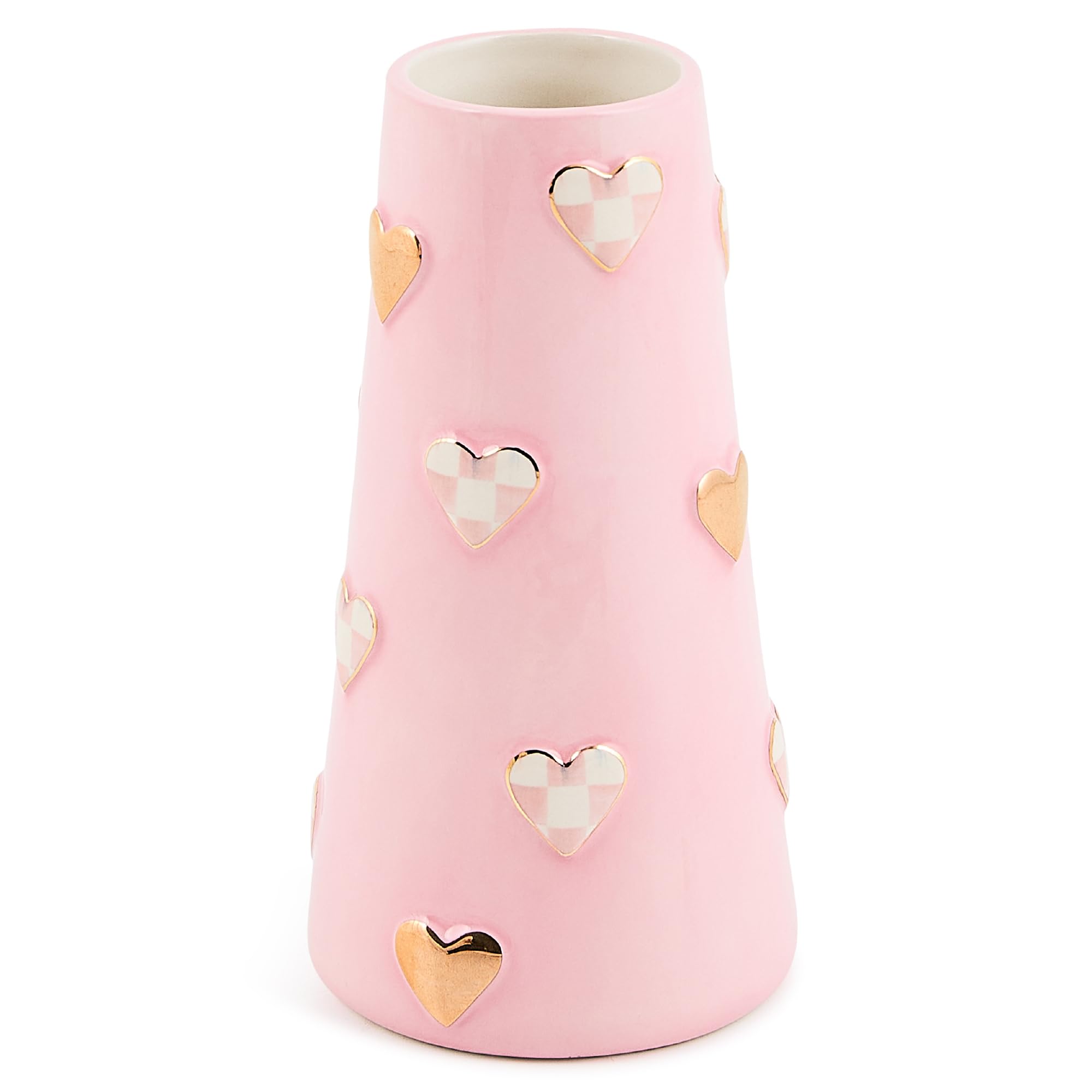 Buy MACKENZIE-CHILDS Ceramic Heart Shaped Vase Unique Vase Design