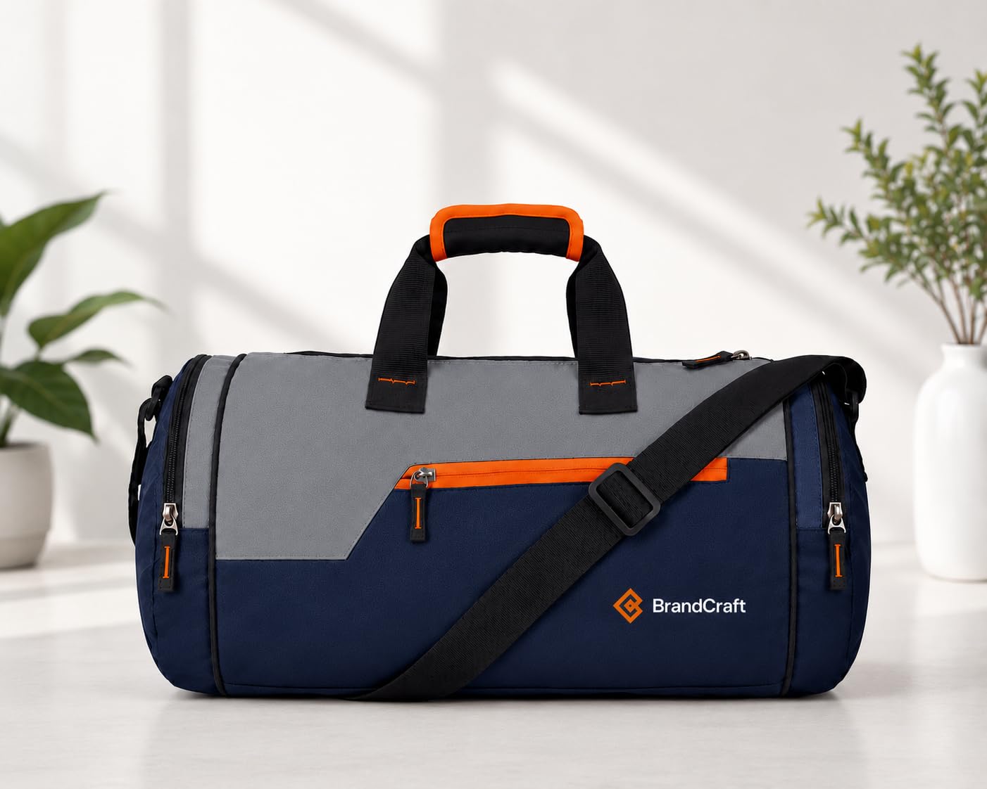 Expandable Duffle Bag Gym Duffle Travel Bag for Men & Women| Gym, Travel Duffle Bag Lightweight Water Repellent Bag for Unisex (Navy)-image-31
